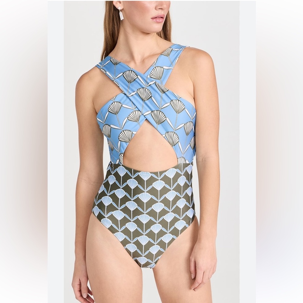 Palmaeca Ora swimsuit shop bop criss cross EUC